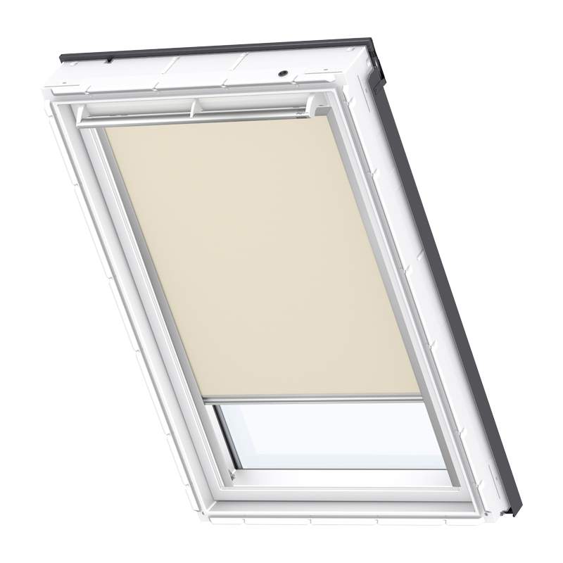 VELUX UK04 Manual Blackout Blind in Beige - 134cm x 98cm