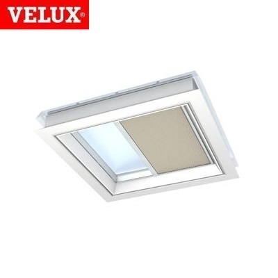 VELUX FMG 100100 1259 Electric Pleated Blind - Classic Sand