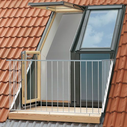 VELUX GEL M08 SE0L223 Twin Roof Terrace Right Hand for 8mm Slate - 158 x 245cm