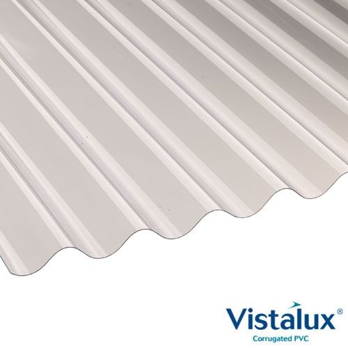 Vistalux 10/3 Iron Corrugated PVC Roof Sheets - 3.05m x 0.812m