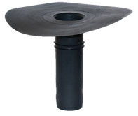 Wallbarn EPDM Circular Roof Outlet Drain Connector - 60mm