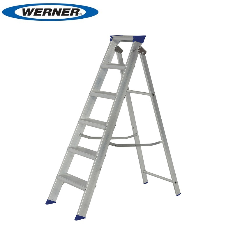 Werner 6 Tread Master Trade Stepladder - BS 2037 EN131 Professional