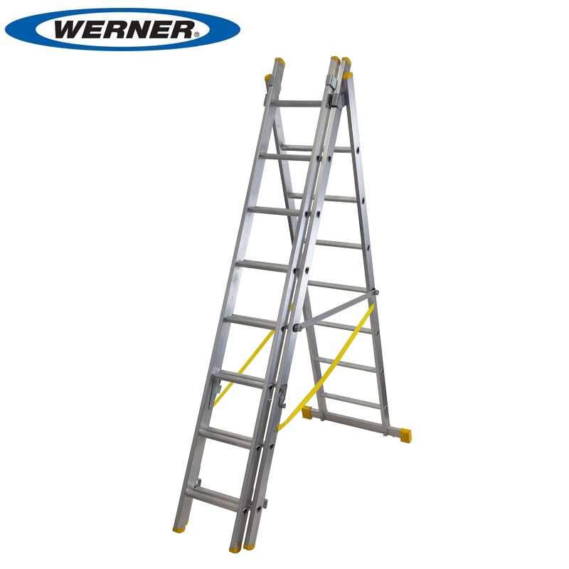 werner-72524-2.4m-box-section-triple-extention-plus-ladder