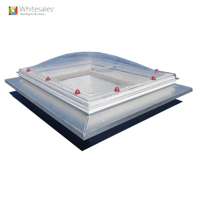 R5 Em Access Hatch Triple Glazed Polycarbonate Dome & Kerb - Clear