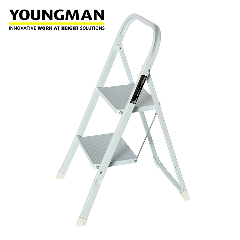Youngman Slimline 2 Tread Steps Stepstool Slip-Resistant - EN 14183