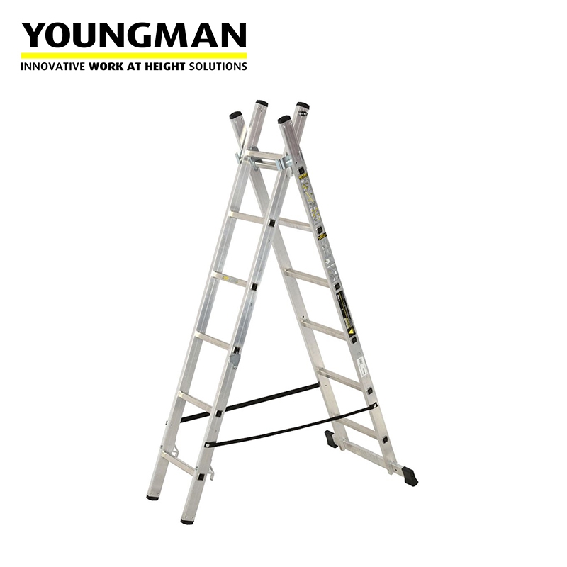 Youngman Light Trade 3-Way Combination Ladder - BS EN131
