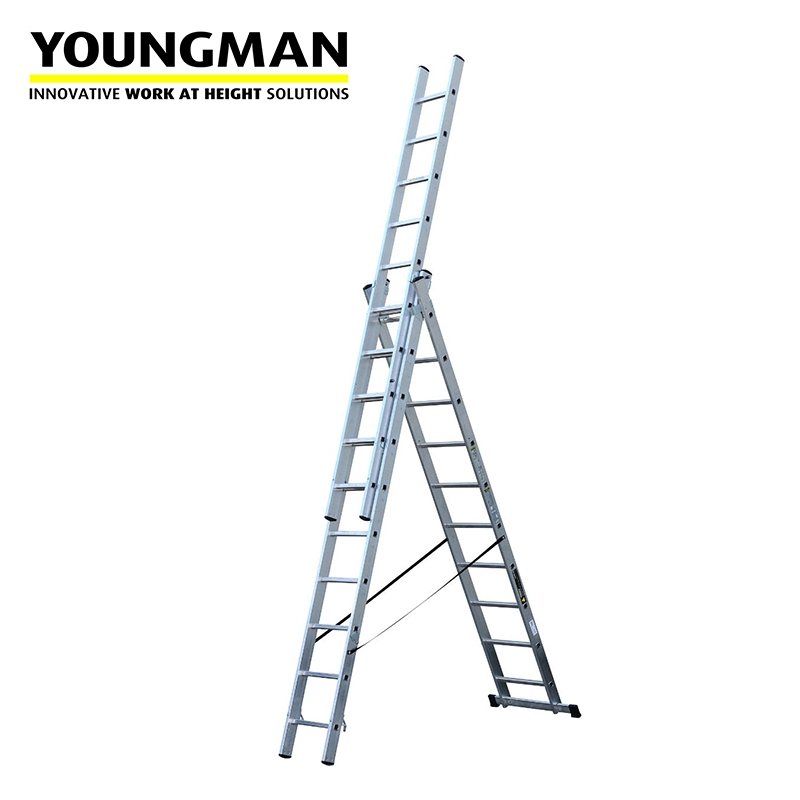 Youngman Combi 100 4-Way Combination Ladder 3 Section - 3.09m
