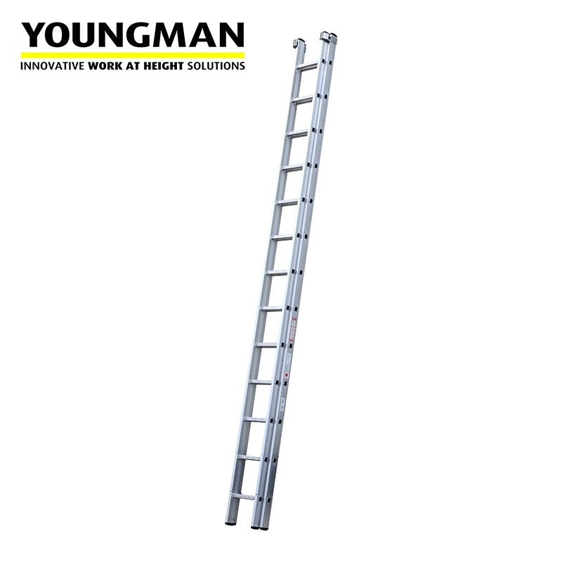 Youngman DIY 100 2-Section Extension Ladder - 3.95m - 7.14m