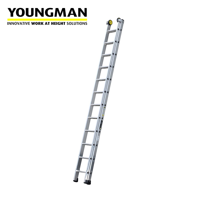Youngman Trade 400 2-Section Push Up Extension Ladder - 3.69m - 6.3m