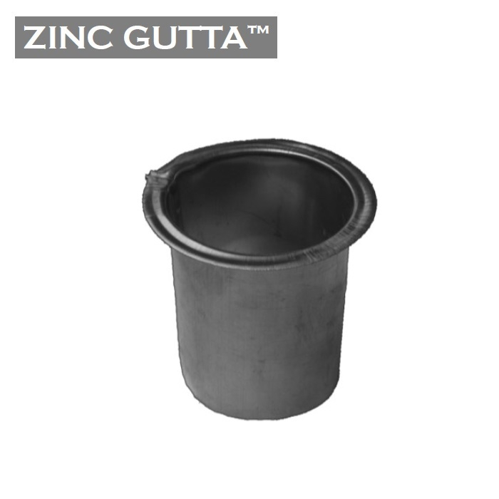 Metal Gutta Zinc 80mm Downpipe Spigot