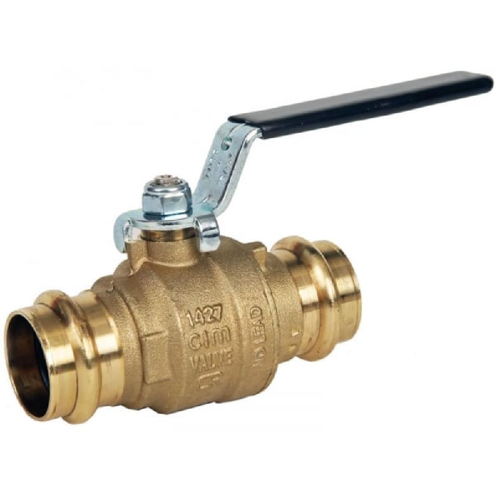 Albion Art LFBK Press Fit DZR Black Handle Ball Valve