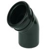 FloPlast Black 135 Degree Bend Socket Spigot - 110mm