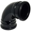FloPlast Black Soil 92.5 Degree Double Socket Bend - 110mm