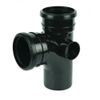 FloPlast Black 92.5 Degree Soil Branch - 110mm 