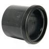FloPlast Black Soil Single Socket Coupler - 110mm 