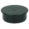 Floplast Black Soil Socket Plug - 110mm