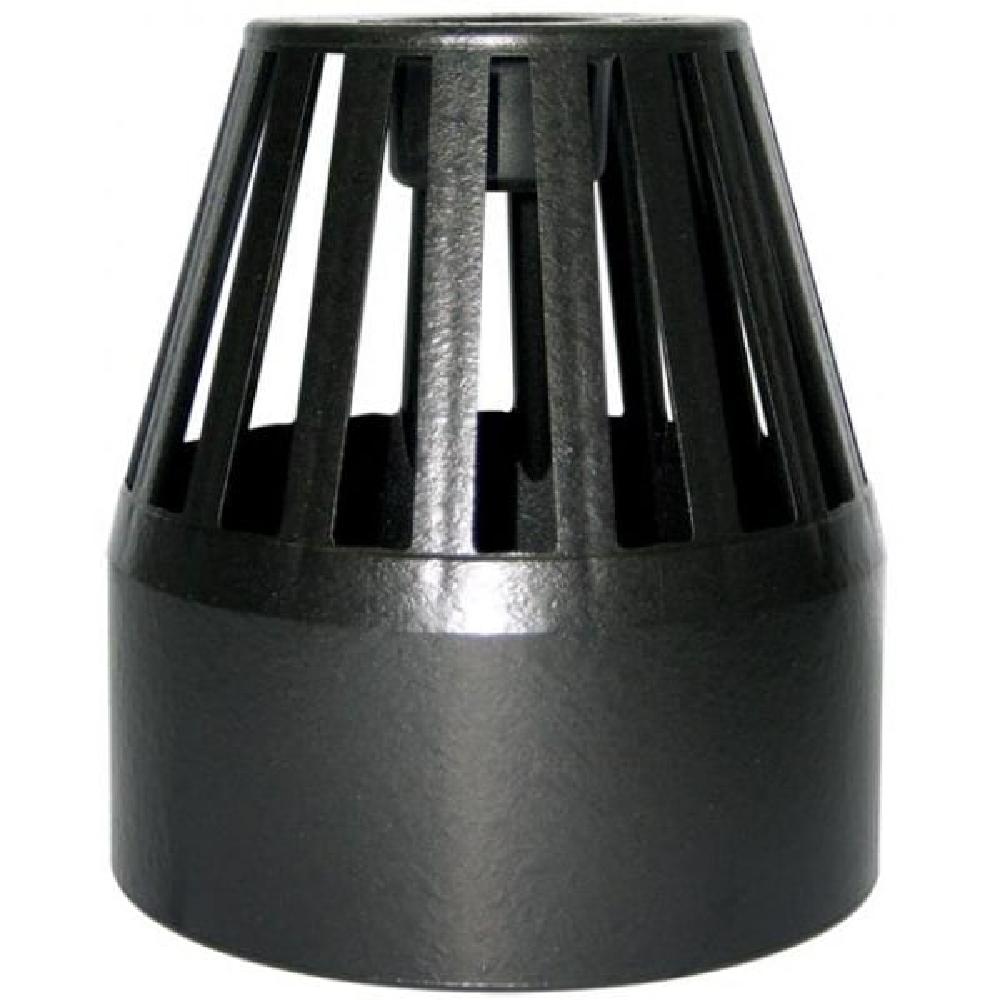 FloPlast Black Soil Vent Terminal - 110mm