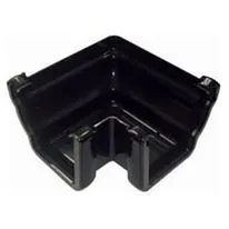FloPlast RAS1 Black Square 90 Degree Angle - 114mm