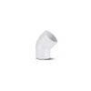 Floplast White Obtuse 135 Degree Bend - 40mm