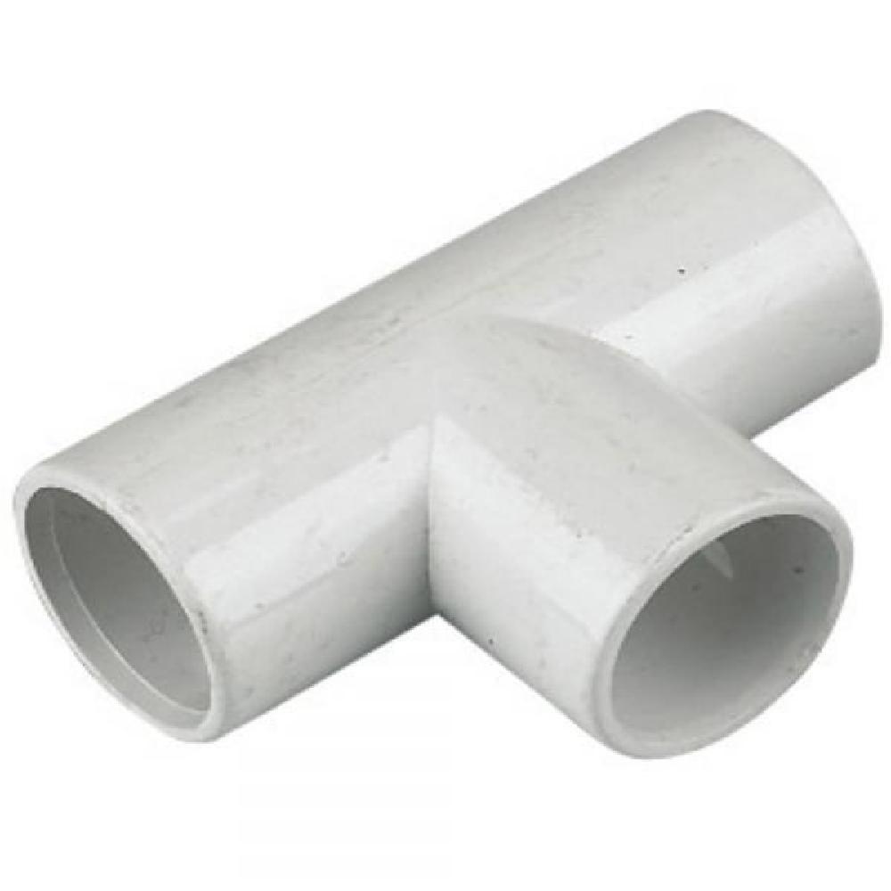 FloPlast White Overflow Tee - 21.5mm