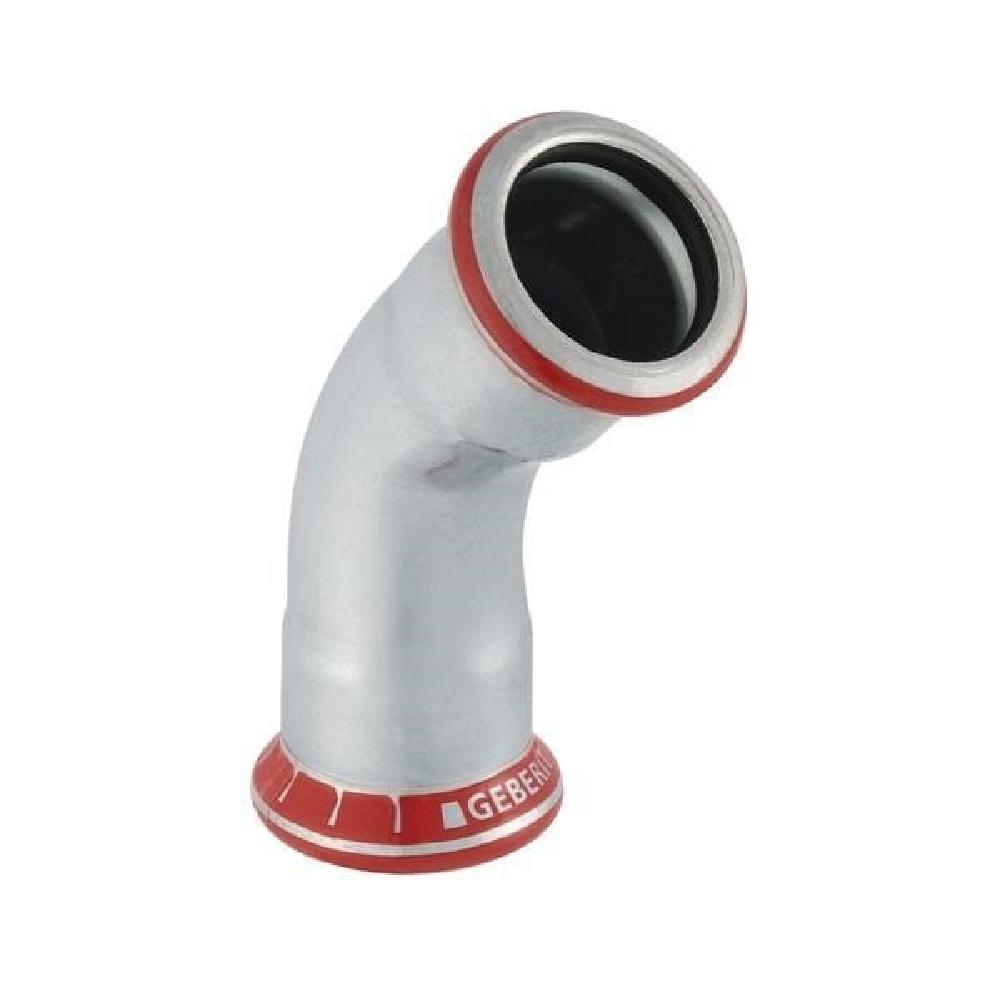 Geberit Mapress Carbon Steel 45 Degree Elbow