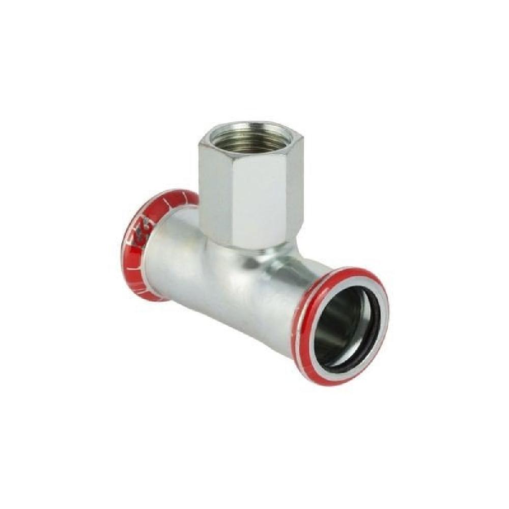 Geberit Mapress Carbon Steel Female Branch Tee