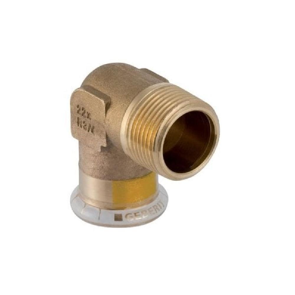 Geberit Mapress Copper Male 90 Degree Gas Elbow