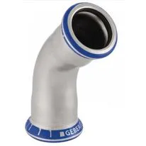 Geberit Mapress Stainless Steel 45 Degree Elbow