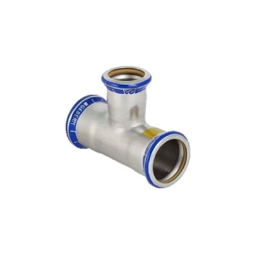 Geberit Mapress Stainless Steel Gas Reduced Branch Tee