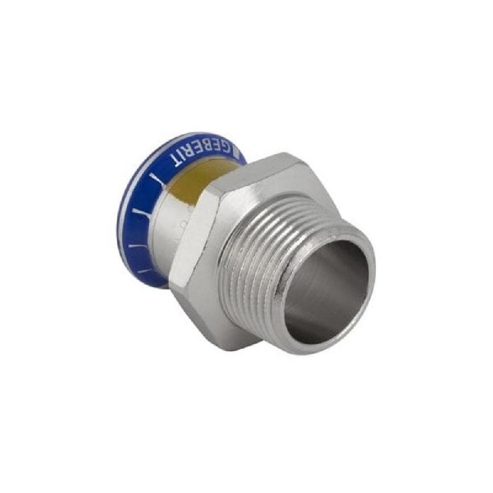 Geberit Mapress Stainless Steel Gas Male Adaptor