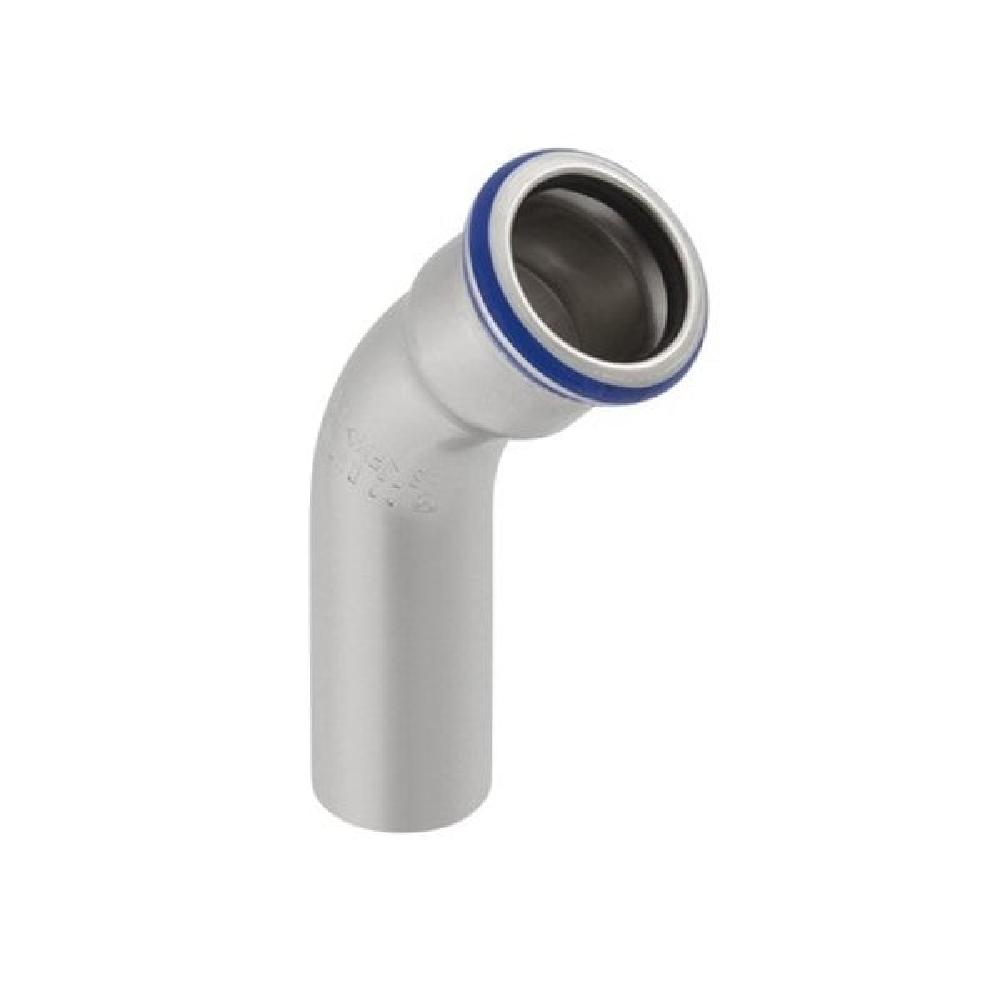 Geberit Mapress Stainless Steel Gas Street 45 Degree Elbow