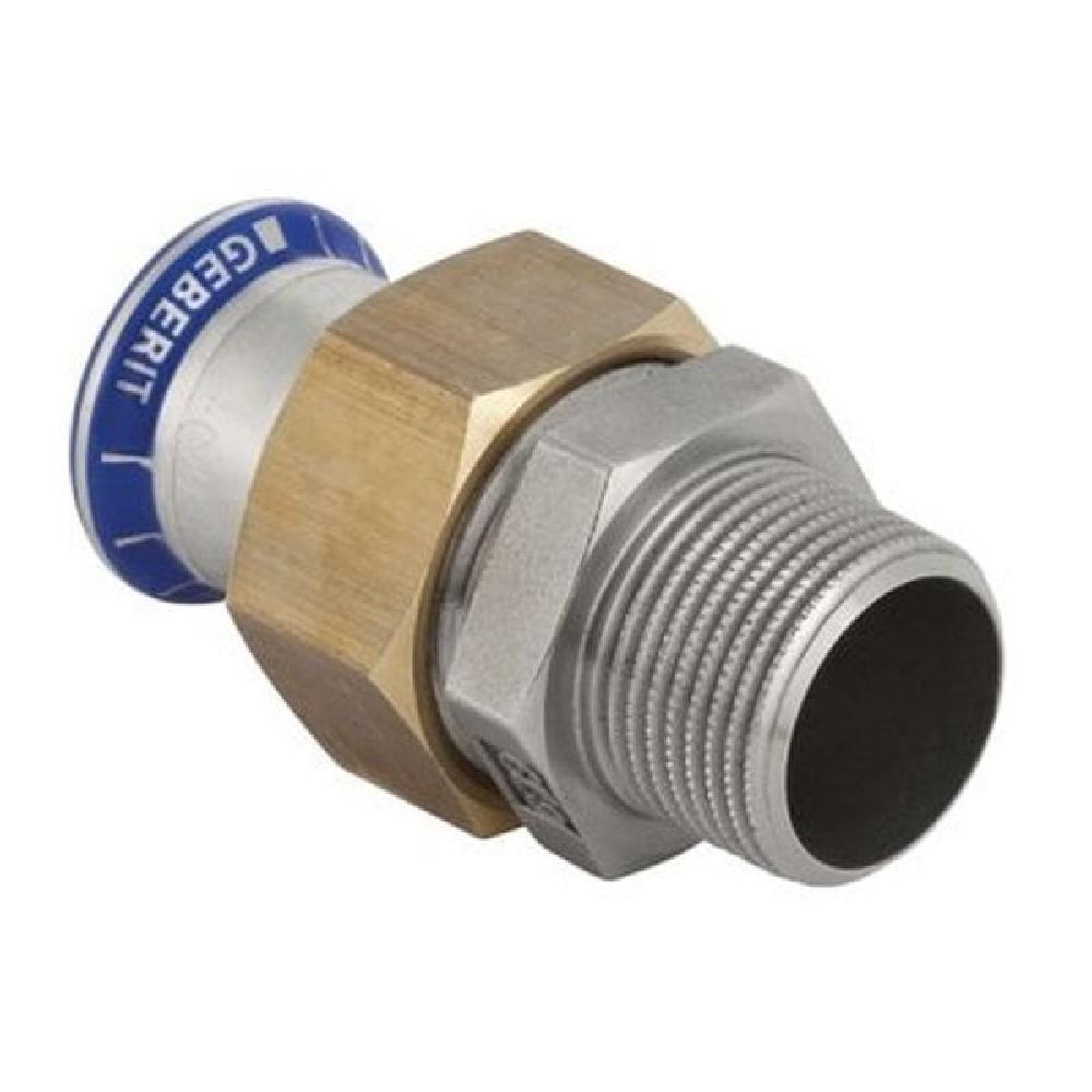 Geberit Mapress Stainless Steel Straight Male Union