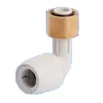 Hep2O 90 Degree Bent Tap Connector - 15mm x 1/2 inch