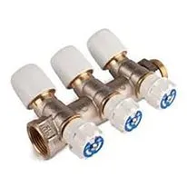 Hep2o Three Port Valved Manifold HX93T/15W - 15mm TM/TF/PF