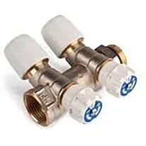 Hep2O Two Port Valved Manifold - 15mm TM/TF/PF