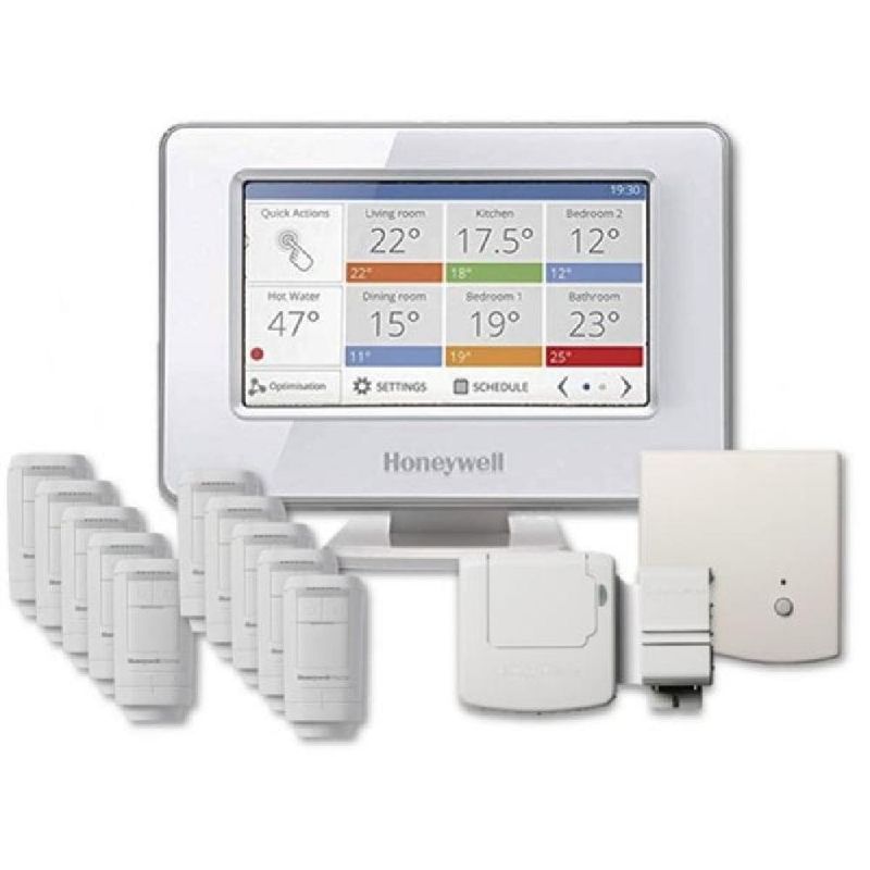 Honeywell Home ESSPACK8 Evohome Base Pack, 10 HR91 Multi Zone & 1 Hot