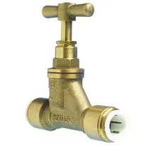 John Guest Speedfit 15mm Brass Stop Valve