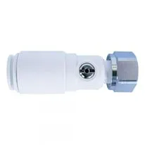 John Guest Speedfit Plastic Service Valve Tap Connector - 15mm x 1/2 inch White
