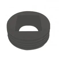 JTM Black Internal Rain Water Adaptor - 110mm