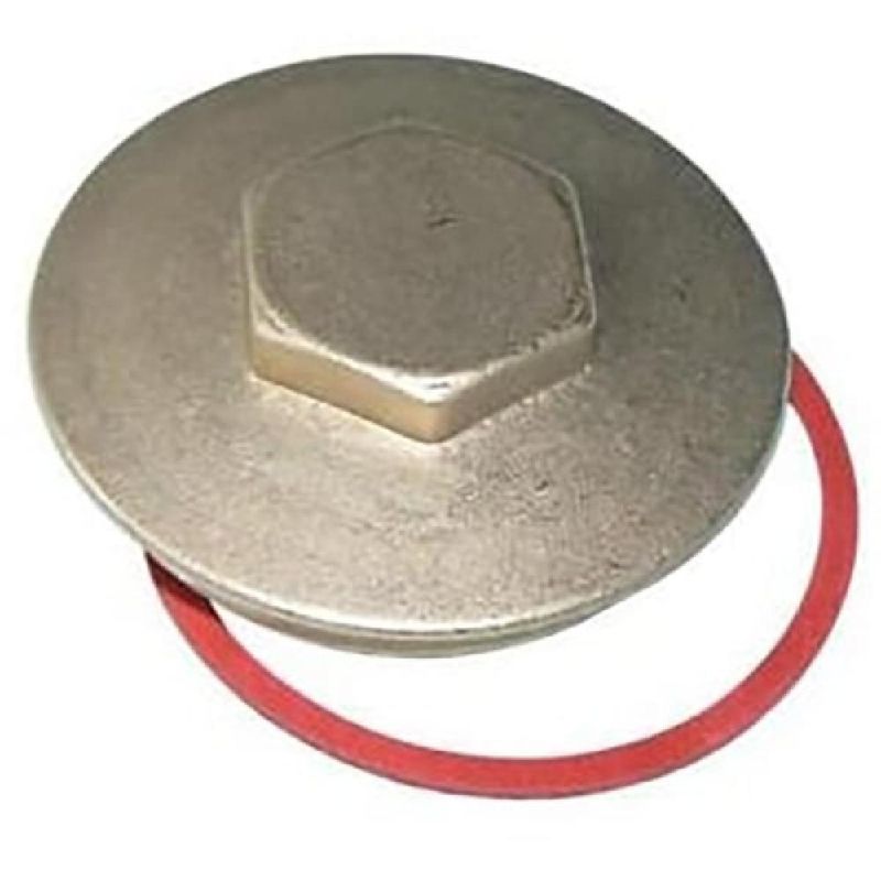 Brass Immersion Heater Plug 2 1/4 inch (Including Washer) Plumbing