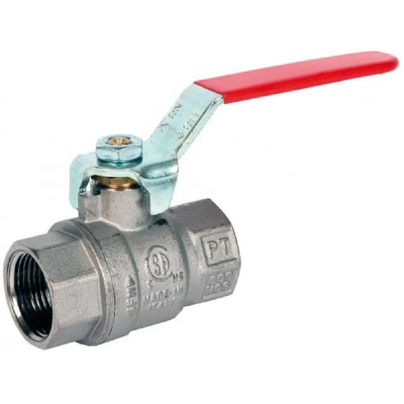 JTM WRAS Full Bore Red Lever PN16 Brass Valve - 1/2 inch | Plumbing ...