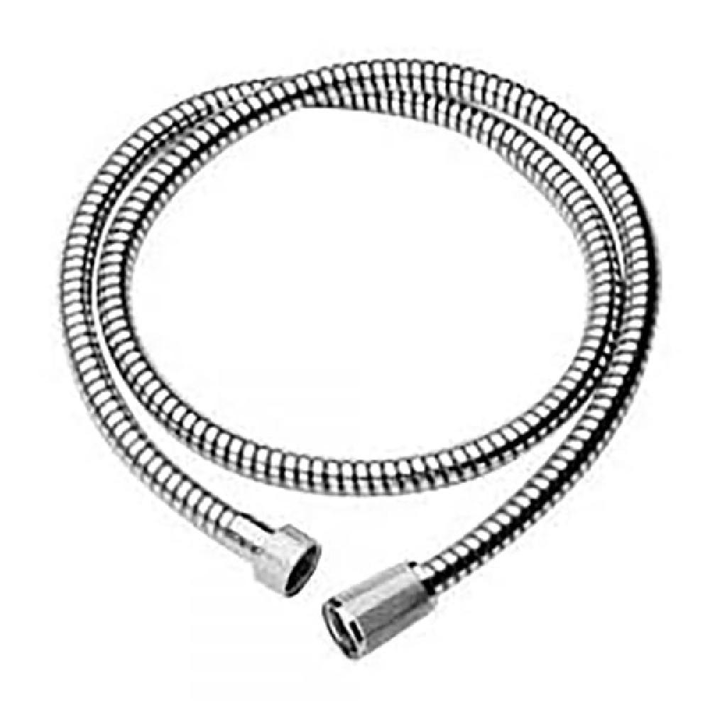 JTM Chrome 1/2 inch Shower Hose with 9mm Bore