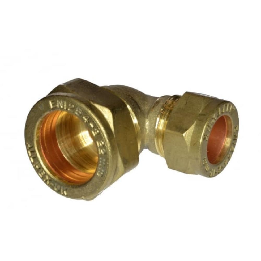 JTM Compression Reducing Elbow - 22mm x 15mm