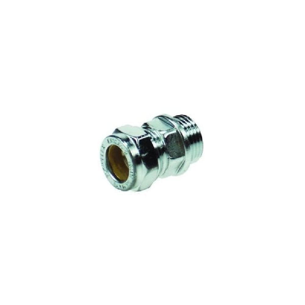 JTM Male Chrome Plated Compression Coupler