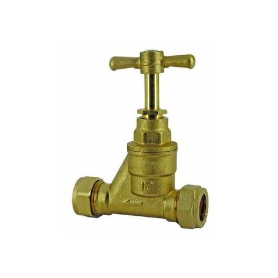 JTM Compression Valves Stop Tap - 15mm | Plumbing Superstore®