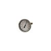 JTM 63mm Bimetal Temperature Gauge Back Connection 1/2 inch Thread with 100mm Stem - 120 Degrees