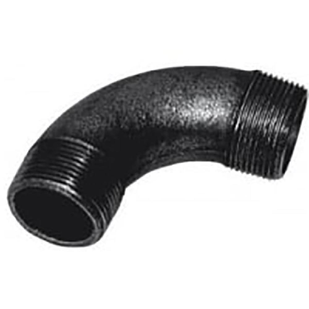JTM Black Malleable Bend - 1/2 inch