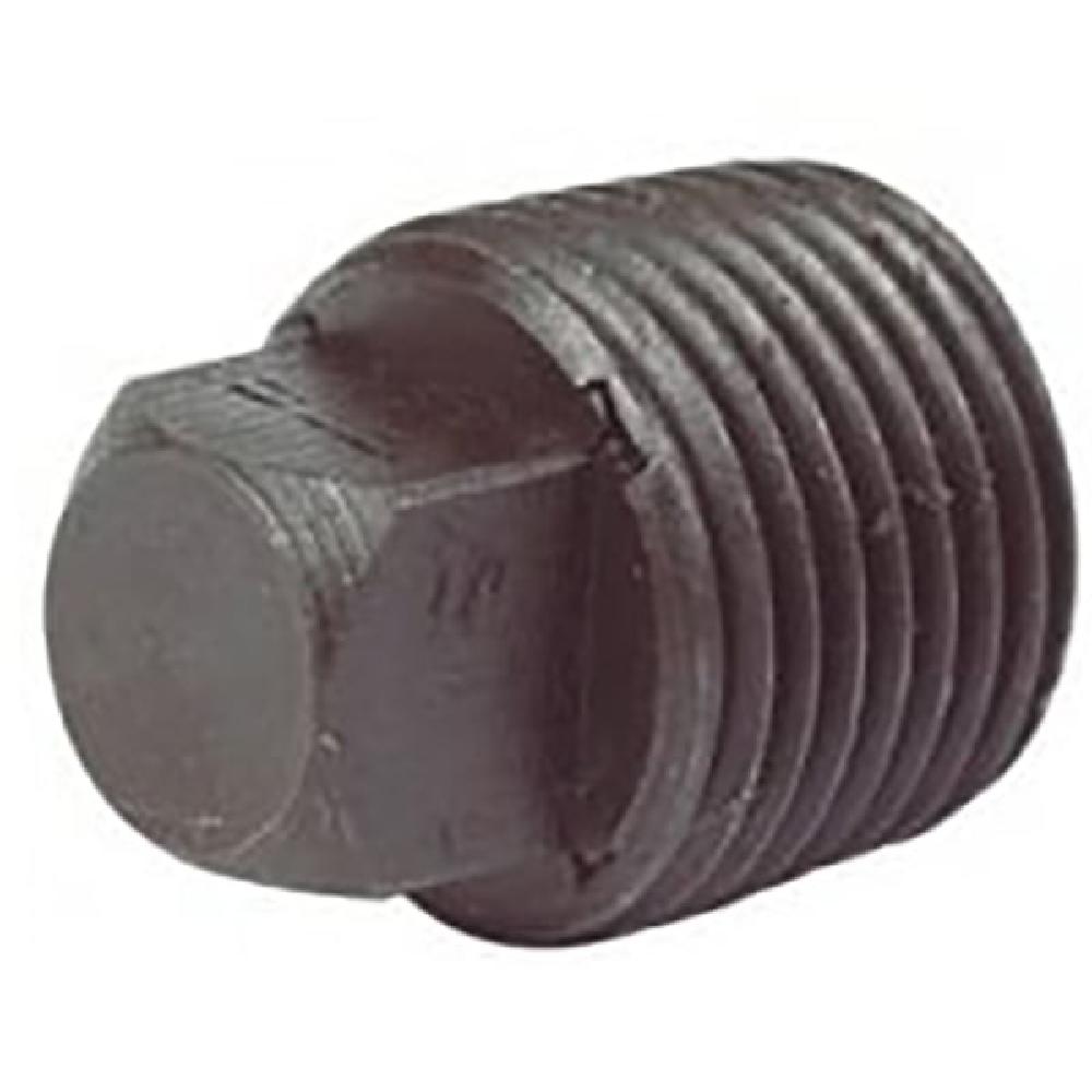 JTM Black Malleable Hollow Plug