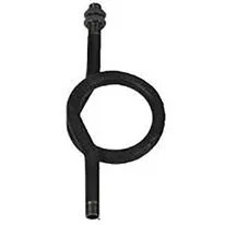 JTM Male x Male BSP Mild Steel Ring Syphon