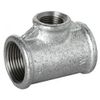 JTM Galvanised Reducing Tee - 1 1/4 inch x 1 1/4 inch x 1/2 inch